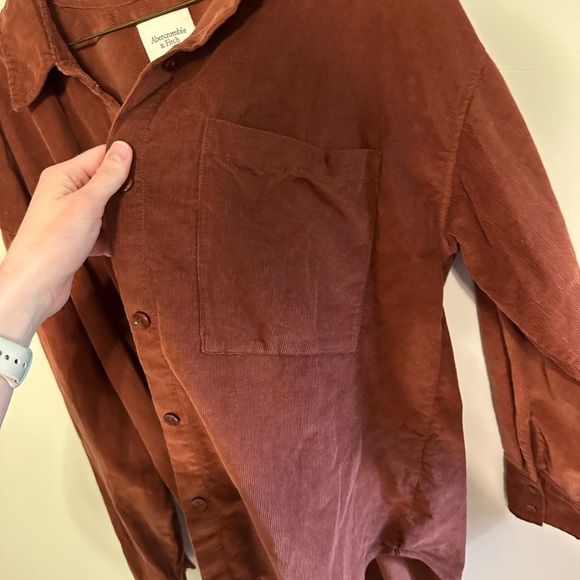 Oversized Abercrombie button up size large - Picture 4 of 6